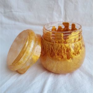 Honey Drizzle Resin Jar